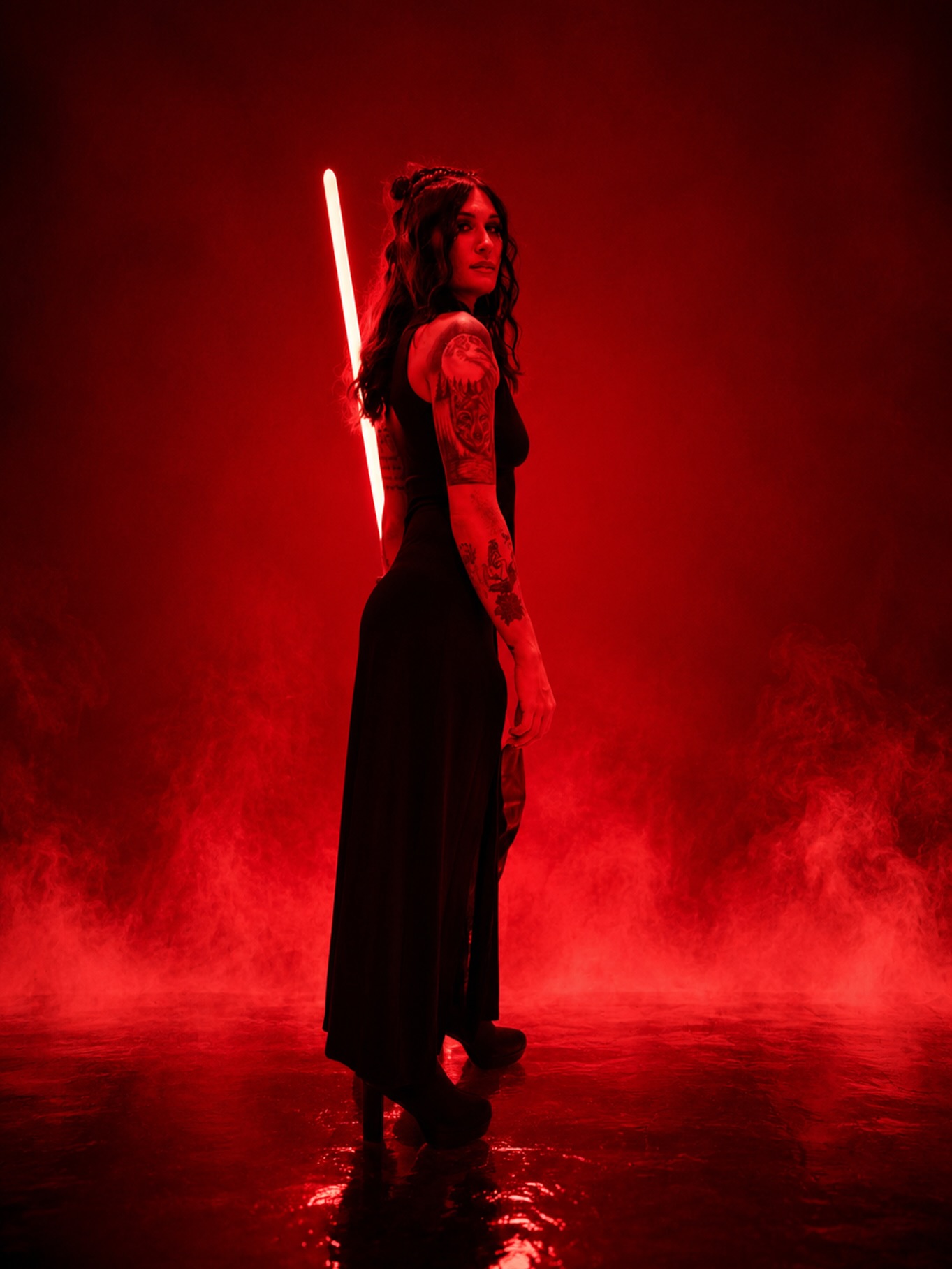 Photo by Eric 📸 on July 21, 2026. May be an image of costume, sword, poster and text.
